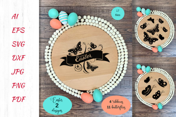 Download Easter Bundle Flowers and Butterflies - Easter bundle Collection