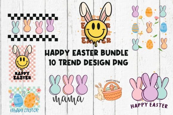 Download Happy Easter Bundle Vintage Png File - Easter bundle Collection