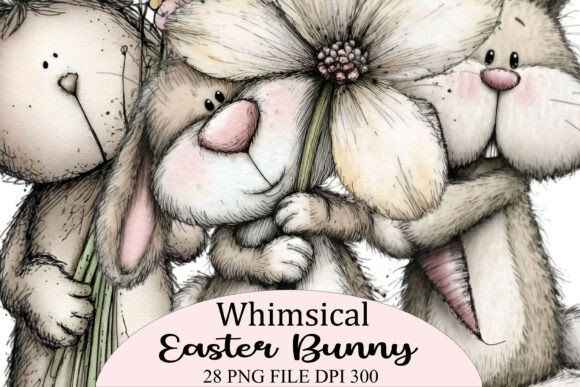 Download Whimsical Easter Bunny PNG Bundle - Whimsical easter Collection