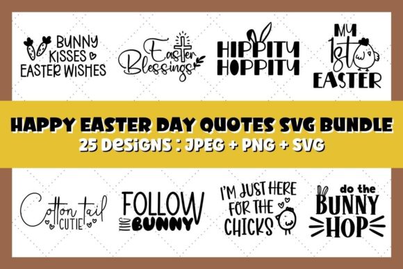Download Happy Easter Day Quotes SVG Bundle - Happy easter day Collection