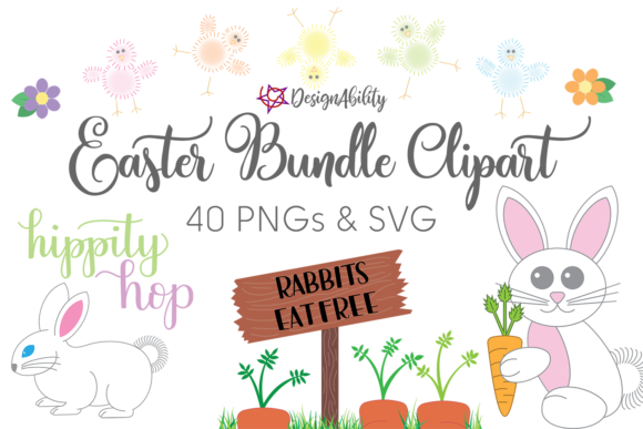Download Easter Bundle Clipart SVG &amp; PNGs - Easter bundle Collection